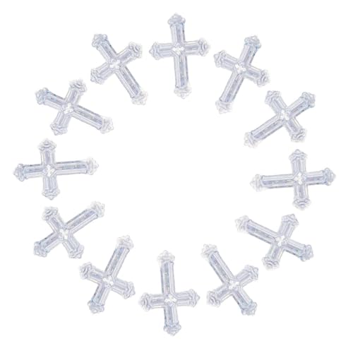KONTONTY Kreuz-konfetti aus Farbigem Metallfolie Präzise Geschnitten Haltbar und Leicht zu Reinigen Dekoration für Kommunion Taufe Religiöse Feiern und Partys KONTONTY Kreuz-konfetti aus Farbigem Metallfolie Präzise Geschnitten Haltbar und Leicht zu Reinigen Dekoration für Kommunion Taufe Religiöse Feiern und Partys von KONTONTY