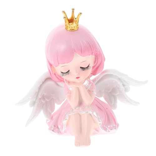 KONTONTY Kuchendekoration Engel-kuchen-deckel Schnell Geburtstagstortendekorationen Für Frauen Miniatur-engelsmädchen Tortenaufsätze Für Geburtstage Oh Figur Hallo Harz Rosa KONTONTY Kuchendekoration Engel-kuchen-deckel Schnell Geburtstagstortendekorationen Für Frauen Miniatur-engelsmädchen Tortenaufsätze Für Geburtstage Oh Figur Hallo Harz Rosa von KONTONTY