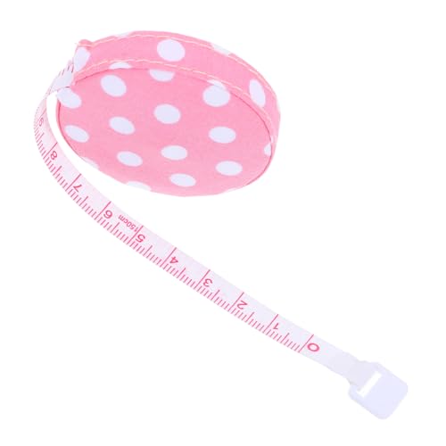 KONTONTY Maßband Zum Nähen Maßband Für Kleidung Mini -messband Maßband Für Maßband Nach Maß Maßband Nähen Stoffmessband Maßband Für Körpermaße Maßband Maßschneidern Rosa Polyester von KONTONTY