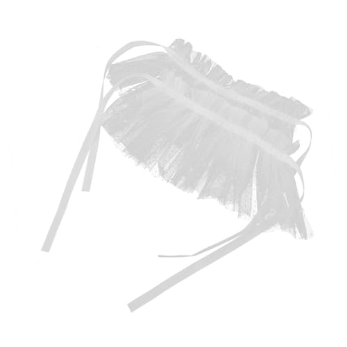 KONTONTY Mesh Armstulpen Damen Weiß Abnehmbare Ärmel Manschetten Elegant Für Party Tanz Kostüm Zubehör KONTONTY Mesh Armstulpen Damen Weiß Abnehmbare Ärmel Manschetten Elegant Für Party Tanz Kostüm Zubehör von KONTONTY