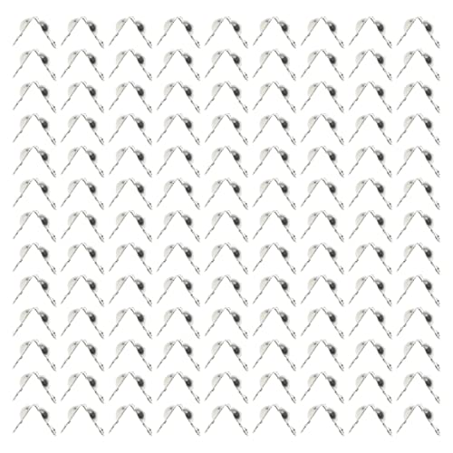 KONTONTY Metallschmuck-crimpperlen-set 300-teilig Halskettenverschluss Kordelenden Knotenabdeckung für Die Schmuckherstellung KONTONTY Metallschmuck-crimpperlen-set 300-teilig Halskettenverschluss Kordelenden Knotenabdeckung für Die Schmuckherstellung von KONTONTY