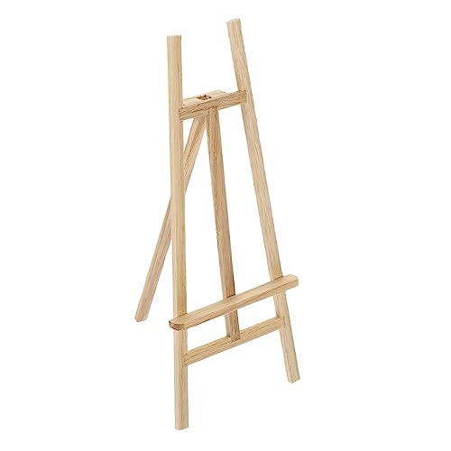 KONTONTY Mini Holzstaffelei Modell Kleine Staffelei Für Puppenhaus Simulationsstaffelei Ornament Miniaturstaffelei Dekoration Holzstaffelei Zubehör von KONTONTY
