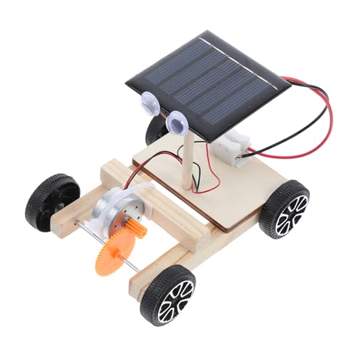 KONTONTY Mini Solarbetriebenes Autospielzeug DIY Holzbausatz für Montage Solarauto für Kreatives Lernen und für Kleine Bastler KONTONTY Mini Solarbetriebenes Autospielzeug DIY Holzbausatz für Montage Solarauto für Kreatives Lernen und für Kleine Bastler von KONTONTY