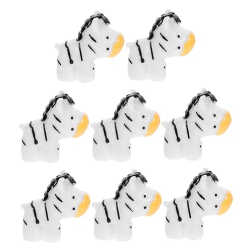 KONTONTY Mini Zebrafiguren Aus Harz 8 Stück Miniaturspielzeug Zebra-partygeschenke Für Tischdekoration KONTONTY Mini Zebrafiguren Aus Harz 8 Stück Miniaturspielzeug Zebra-partygeschenke Für Tischdekoration von KONTONTY
