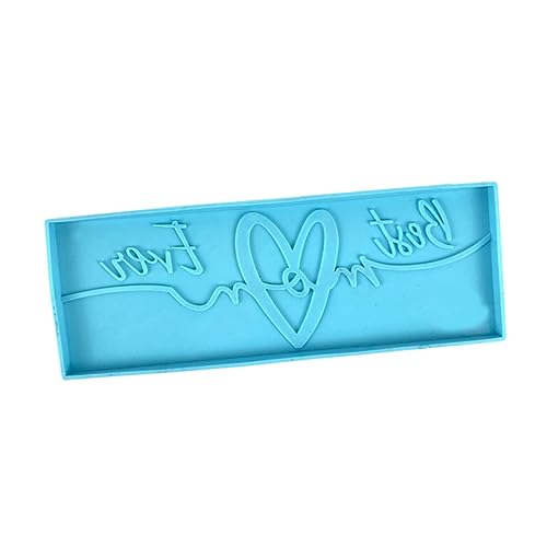 KONTONTY Muttertag Silikon Gießform für Untersetzer Diy Tassenuntersetzer Gießform Handgemachte Geschenkidee für Muttertag für Besondere Anlässe Einfach der Anwendung von KONTONTY