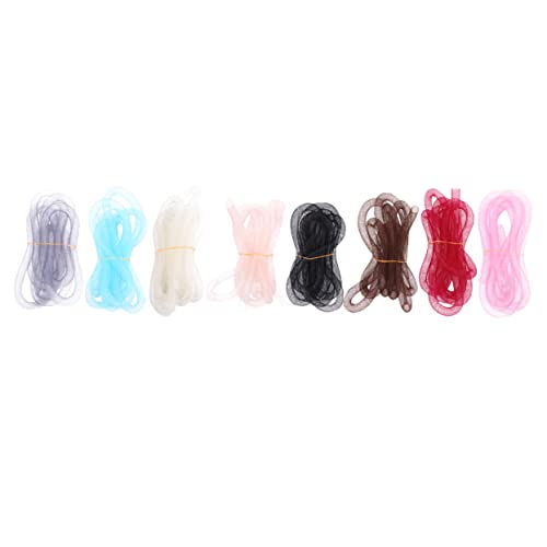 KONTONTY Netzschlauch Aus Nylon Elastisches Flechtrohr Garnnetzschnur Halskettenseil Armbandschnur Kordel Diy-zubehör Für Bastelarbeiten von KONTONTY