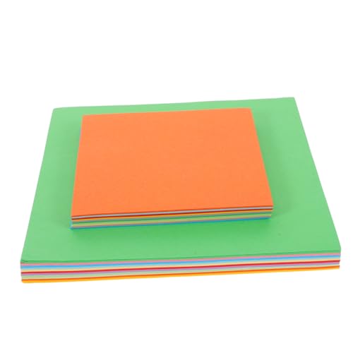 KONTONTY Origami Papier Farben Doppelseitig Farbig für Bastelprojekte DIY Kraniche Klassenraum Dekorationen Einfache Papierfaltkunst von KONTONTY