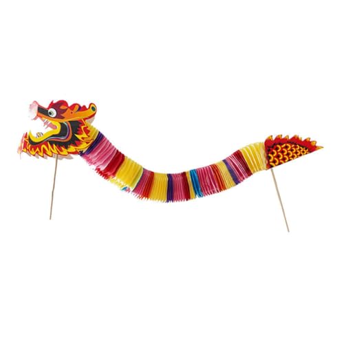 KONTONTY Lebendiges Chinesisches Neujahrs-drachen- Aus Papier 3d-drachenfigur Für Heim- Und Partydekorationen von KONTONTY