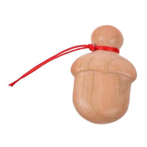 KONTONTY Pfirsichholzschwert Griff Stück kompakte Requisiten Miniatur- -Requisiten Schwertdekoration kompaktes Schwertspielzeug Schwertstütze aus Holz Beige von KONTONTY