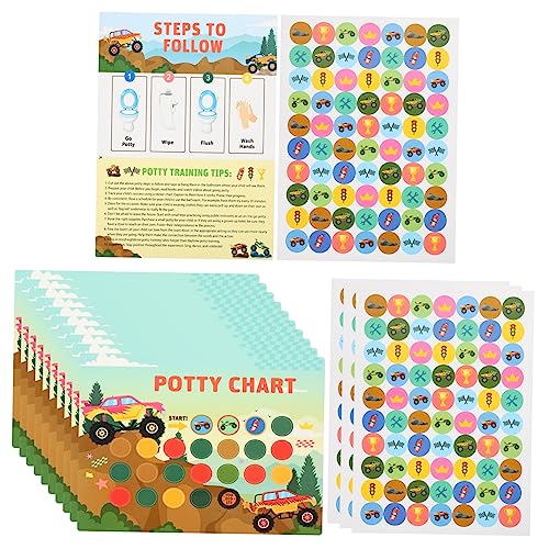 KONTONTY Potty Training Aufkleber für Kleinkinder Belohnungstafel mit Lustigen Stickern für Erfolgreiches Töpfchentraining Geeignet für Jungen und Mädchen Motivierend und Tragbar KONTONTY Potty Training Aufkleber für Kleinkinder Belohnungstafel mit Lustigen Stickern für Erfolgreiches Töpfchentraining Geeignet für Jungen und Mädchen Motivierend und Tragbar von KONTONTY