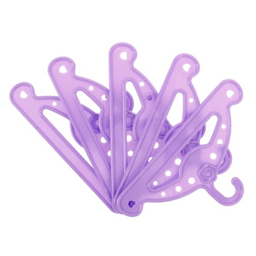 KONTONTY Puppen Kleidungen 5st Mini-puppenaufhänger Puppenkleiderbügel Puppen-kleiderbügel Kleiderbügel Für Puppen -puppenstubenmöbel Mini-holzbügel Mini-hausbedarf Plastik Violett KONTONTY Puppen Kleidungen 5st Mini-puppenaufhänger Puppenkleiderbügel Puppen-kleiderbügel Kleiderbügel Für Puppen -puppenstubenmöbel Mini-holzbügel Mini-hausbedarf Plastik Violett von KONTONTY