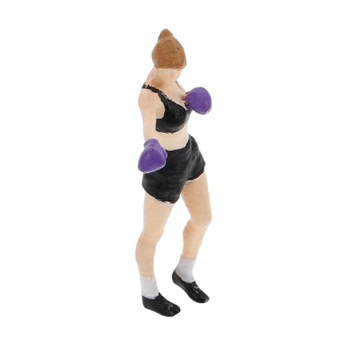 KONTONTY Puppenfigur hölzerne Puppe Schaufensterpuppe Zahlen Holzfigur bewegliche Figur zum Zeichnen Minifiguren außerirdische Actionfigur Mini- Figur zeichnen Harz von KONTONTY