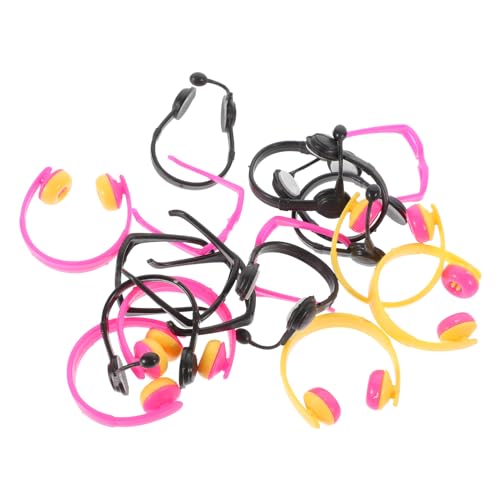 KONTONTY Puppenhaus-zubehör: 18-teiliges Mini-Headset Aus Kunststoff Für Puppen Dekorative Brillen Spielzeug-Sonnenbrillen von KONTONTY