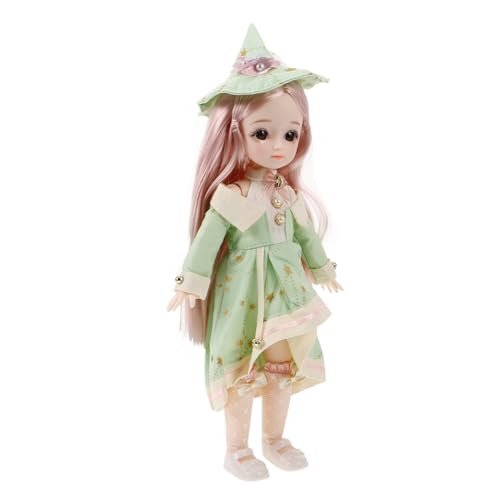 KONTONTY Bjd-Puppe Mit Kleidung Schuhen Und Mütze Bewegliche Puppe Süße Gelenkpuppe Bjd Puppe Im Sommerlichen Stil von KONTONTY