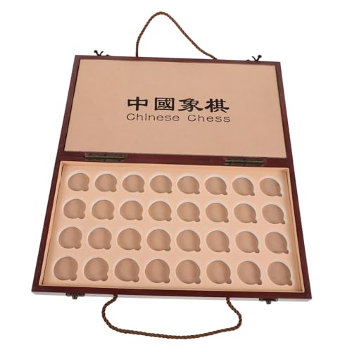 KONTONTY Reisespiel Schachset Mit Holzfiguren Und Brett Praktische Aufbewahrungsbox Für Unterwegs Chinesisches Schach Für Erwachsene Und Kinder KONTONTY Reisespiel Schachset Mit Holzfiguren Und Brett Praktische Aufbewahrungsbox Für Unterwegs Chinesisches Schach Für Erwachsene Und Kinder von KONTONTY