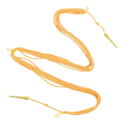 KONTONTY Retro Goldene Schulterklappe Aiguillette Geflochtene Uniform Schärpe für Bühne Band Sicherheitskleidung Langlebiges DIY Kleidungsaccessoire Klassische Militärische von KONTONTY