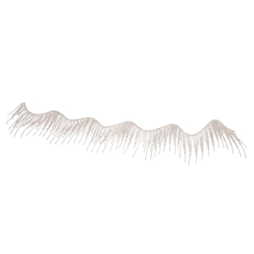 KONTONTY Rhinestone Quaste Kette Dekoration Diy Strass Fransen Trim für Kleidung Hochzeitskleider Partys und Mehr Strapazierfähige und Dekorative Kette für Basteln KONTONTY Rhinestone Quaste Kette Dekoration Diy Strass Fransen Trim für Kleidung Hochzeitskleider Partys und Mehr Strapazierfähige und Dekorative Kette für Basteln von KONTONTY