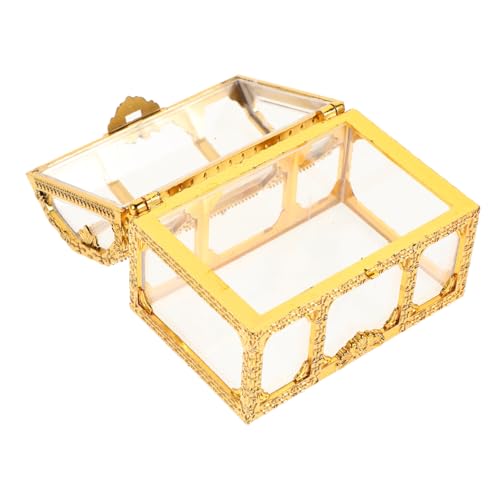 KONTONTY Schatzkiste Bonbonbox 1 X Box Partygeschenkboxen Für 1 Geschenkbox Für 1 Artikel Geschenkboxen Für Süßigkeiten Schatzkisten Decoracion Cumpleaños Niño Goldener Kunststoff KONTONTY Schatzkiste Bonbonbox 1 X Box Partygeschenkboxen Für 1 Geschenkbox Für 1 Artikel Geschenkboxen Für Süßigkeiten Schatzkisten Decoracion Cumpleaños Niño Goldener Kunststoff von KONTONTY