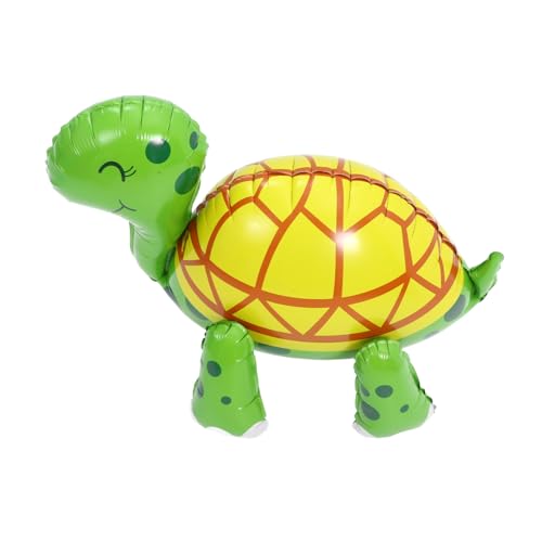 KONTONTY Schildkröte Folienballon Stehender Aluminiumfolie Tier für Kindergeburtstag Party Deko Shower Karneval und Besondere Anlässe Hochwertige Dekoration mit Lebendigem Design von KONTONTY