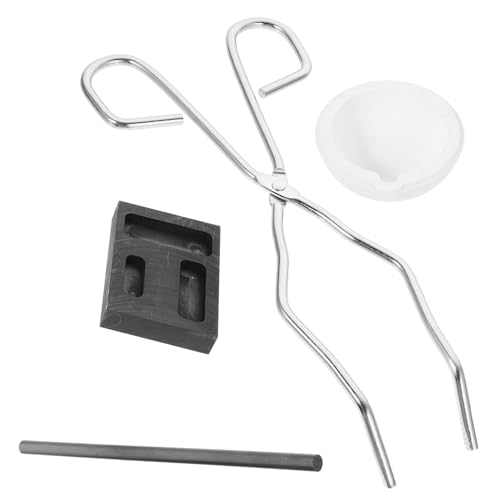 KONTONTY Schmelzform Set Tiegel Gießform Kit für Gold und Silber für Schmuckherstellung und Metallverarbeitung Professionelles Schmelzen und Gießen KONTONTY Schmelzform Set Tiegel Gießform Kit für Gold und Silber für Schmuckherstellung und Metallverarbeitung Professionelles Schmelzen und Gießen von KONTONTY