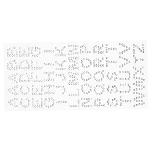KONTONTY Selbstklebende Diamant Buchstaben Aufkleber Weiß Strass Glitter für Abschlusskappen Dekoration DIY Scrapbooking Karten mit Schimmerndem und Einfachem Auftragen KONTONTY Selbstklebende Diamant Buchstaben Aufkleber Weiß Strass Glitter für Abschlusskappen Dekoration DIY Scrapbooking Karten mit Schimmerndem und Einfachem Auftragen von KONTONTY