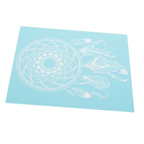 KONTONTY Selbstklebende Siebs-Bildschirmdruckvorlage Schablone Drucken -Mesh-Transfer waschbarer Mesh-Transfer bequemer Mesh-Transfer handgefertigter Netztransfer Siebdruck von KONTONTY