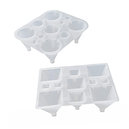 KONTONTY Silikonform Fach Kristall Tropfenform Backform Antihaft DIY Fondant Schokolade Kerzen Gießform für Epoxidharz Basteln Kuchenformen KONTONTY Silikonform Fach Kristall Tropfenform Backform Antihaft DIY Fondant Schokolade Kerzen Gießform für Epoxidharz Basteln Kuchenformen von KONTONTY