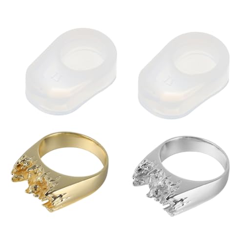 KONTONTY Silikonform Schmuck Gießform Flexible Kristall Silikonform für DIY Schmuckherstellung Schmuckzubehör für Finger Anhängerringe Wiederverwendbar und Langlebig KONTONTY Silikonform Schmuck Gießform Flexible Kristall Silikonform für DIY Schmuckherstellung Schmuckzubehör für Finger Anhängerringe Wiederverwendbar und Langlebig von KONTONTY