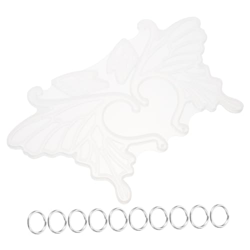 KONTONTY Silikonform für Ohrclips Schmetterlingsflügel Flexible Resin Gießform für Diy Schmuckherstellung Hautfreundlich Langlebig für Ohrringe Selber Machen Teilig KONTONTY Silikonform für Ohrclips Schmetterlingsflügel Flexible Resin Gießform für Diy Schmuckherstellung Hautfreundlich Langlebig für Ohrringe Selber Machen Teilig von KONTONTY