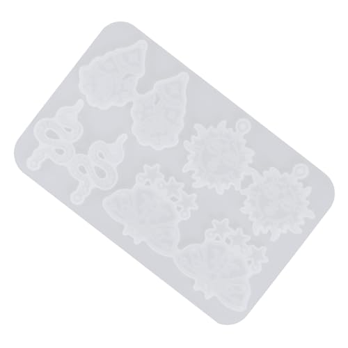 KONTONTY Silikonform für Ohrringe und Anhänger DIY Schmuckgussform aus Flexiblem Reißfestem Silikon für Epoxidharz Schmuckherstellung Wiederverwendbar Einfach zu Reinigen für Individuelle KONTONTY Silikonform für Ohrringe und Anhänger DIY Schmuckgussform aus Flexiblem Reißfestem Silikon für Epoxidharz Schmuckherstellung Wiederverwendbar Einfach zu Reinigen für Individuelle von KONTONTY