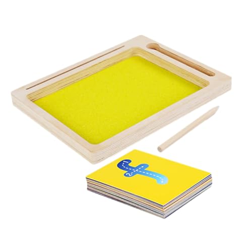 KONTONTY Spielzeugset zum Sandmalen Montessori-Zeichenbrett Lernendes sensorisches Schreibtabletts aus Sand für frühkindliche Bildung -Bildungspflicht Papier KONTONTY Spielzeugset zum Sandmalen Montessori-Zeichenbrett Lernendes sensorisches Schreibtabletts aus Sand für frühkindliche Bildung -Bildungspflicht Papier von KONTONTY