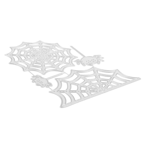 KONTONTY Spinnennetz Sterben Herstellung Sammelalbum Kunst Geprägt Schneiden Dekorativ Element Cutter Neuheit Diy-stanzform Scrapbooking-stanzformen Prägemappen Silver Kohlenstoffstahl von KONTONTY