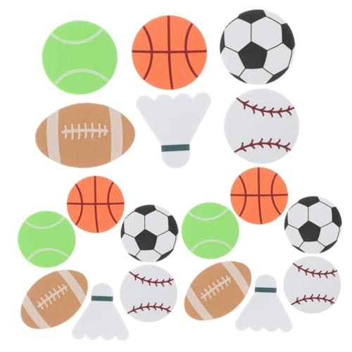 KONTONTY Sport Ball Thema Aufkleber Selbstklebende Sticker für Scrapbooking Partydekoration für Sportliebhaber und Bastelprojekte Vielseitig Einsetzbar KONTONTY Sport Ball Thema Aufkleber Selbstklebende Sticker für Scrapbooking Partydekoration für Sportliebhaber und Bastelprojekte Vielseitig Einsetzbar von KONTONTY