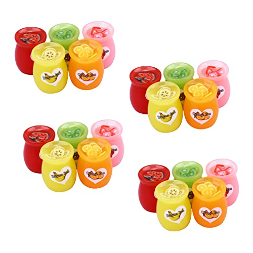 KONTONTY Stau-ornament Fruchtanhänger Für Winzig Simulieren Sie Essenszauber Reize Mini-essen Zubehör Zur Schmuckherstellung Diy-anhänger Für Handyhüllen Anhänger Bastelbedarf Harz von KONTONTY