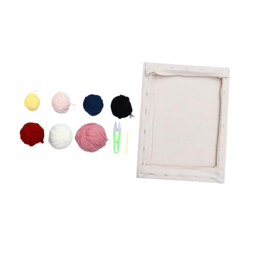 KONTONTY Stickformfaden fadenschere fadenschneider handwerkzeug Geschenkidee craft kit sewing accessories Stanzstickset für Anfänger Bastelwerkzeug für Stickerei-Basis-Kit Rosa von KONTONTY