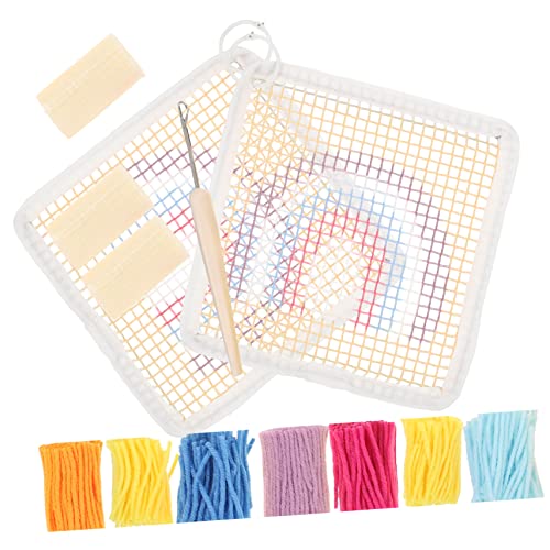 KONTONTY Stickuntersetzer Knüpfhaken-zubehör Untersetzer-bastelset Handgefertigte Untersetzer DIY-untersetzer-Material Stickmaterial Für Bahnen KONTONTY Stickuntersetzer Knüpfhaken-zubehör Untersetzer-bastelset Handgefertigte Untersetzer DIY-untersetzer-Material Stickmaterial Für Bahnen von KONTONTY