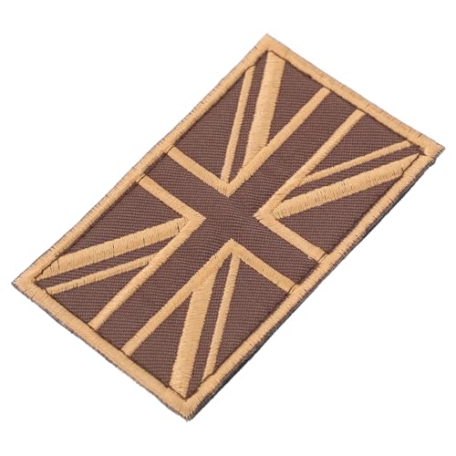 KONTONTY Stickerei-aufnäher Mit Britischer Flagge Applikation Für Kleidung Hüte Und Taschen Langlebige Und Waschbare Flicken Zum Ausbessern Und Personalisieren von KONTONTY