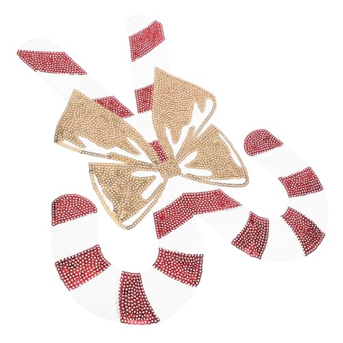 KONTONTY Stoffmontage Dekorative Pailletten Weihnachtsflicken Zum Aufbügeln Gestickte Weihnachtsaufnäher Bestickter Schneemann Nussknacker-pailletten-aufnäher Rot Polyester KONTONTY Stoffmontage Dekorative Pailletten Weihnachtsflicken Zum Aufbügeln Gestickte Weihnachtsaufnäher Bestickter Schneemann Nussknacker-pailletten-aufnäher Rot Polyester von KONTONTY