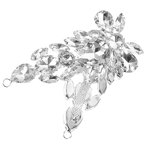 KONTONTY Strass Applique Wassertröpfchen Diamant Dekoration für Kleidung und Taschen DIY Hochzeitsaccessoires Abnehmbar Projekte und Besondere von KONTONTY