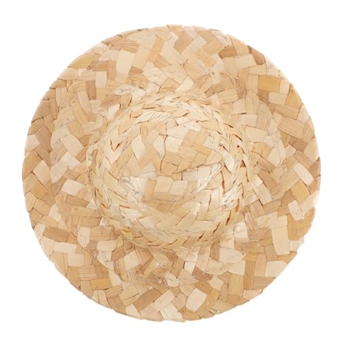 KONTONTY Strohhüte für DIY Plüschenten Handgefertigte Puppenhüte Süße Mini Strohhüte aus Strohimitat Perfektes Bastelzubehör für Dekoration und Kreative Projekte KONTONTY Strohhüte für DIY Plüschenten Handgefertigte Puppenhüte Süße Mini Strohhüte aus Strohimitat Perfektes Bastelzubehör für Dekoration und Kreative Projekte von KONTONTY