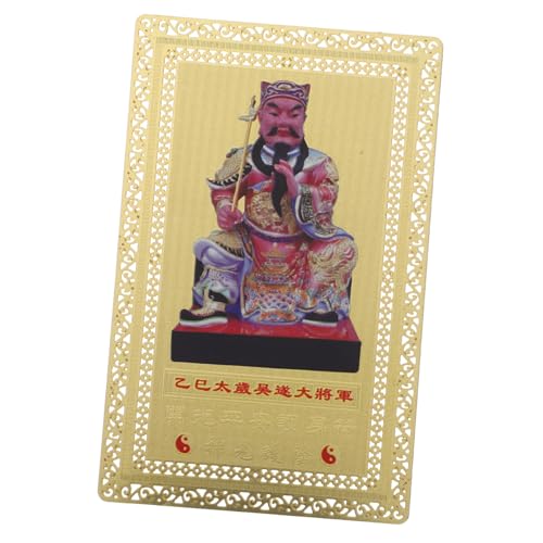 KONTONTY Tai Sui Amulettkarte Schutzkarte Feng Shui Glücksbringer für Wohlstand Erfolg Schutz Chinesisches Neujahr KONTONTY Tai Sui Amulettkarte Schutzkarte Feng Shui Glücksbringer für Wohlstand Erfolg Schutz Chinesisches Neujahr von KONTONTY