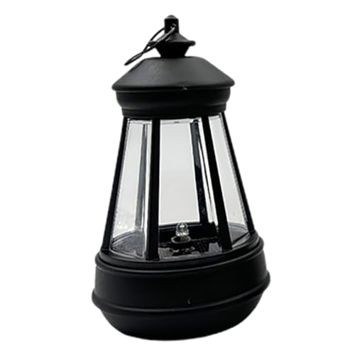 KONTONTY Tierlaterne dekorativ Solar angetriebene Laterne Solarlaterne im Freien Solardekor solarbetriebene lichter solarbetriebene Laternen Garten-Solar- Plastik Black von KONTONTY