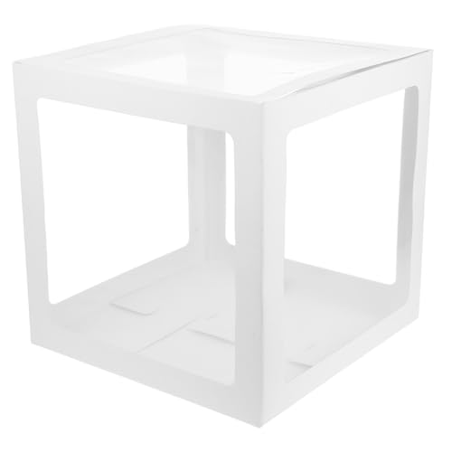KONTONTY Transparent Party Balloons Box Robuste PVC Papier Geschenkbox für Weihnachten Hochzeit Geburtstag von KONTONTY