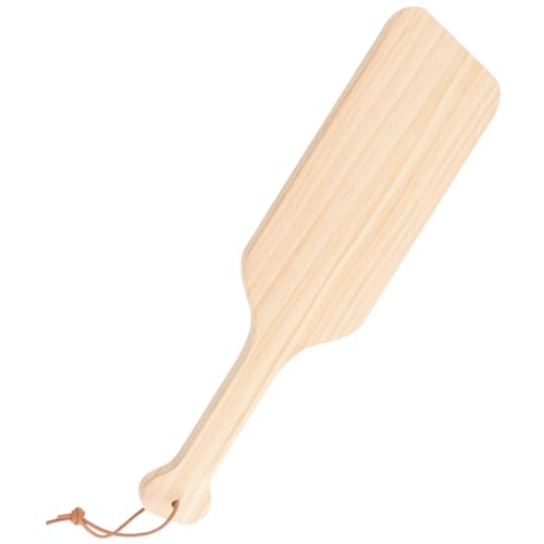 KONTONTY Unbehandeltes Holzpaddel Bastelset Kleines Griechisches Holzpaddel mit Glatter Oberfläche für Kreative Heimdekoration und Kinderbasteln Sicher und Handlich von KONTONTY