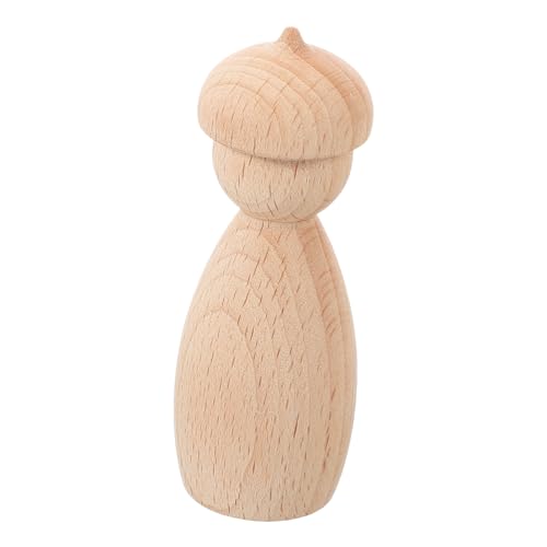 KONTONTY Unbemalte Holzpuppen Diy Kreativset für Unfertige Holzfiguren zum Malen Basteln und Dekorieren für Kunsthandwerk und von KONTONTY