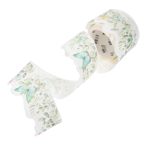 KONTONTY Washi Tape Blumenmuster Scrapbook Klebestreifen DIY Dekoratives Klebeband für Tagebücher Notizbücher Geschenke Leichte Rückstandsfreie Klare Gestaltung von KONTONTY