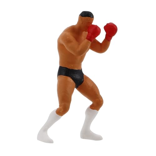 KONTONTY Winzige Figuren Menschen Männchen Miniaturpuppen Leute Aus Dem Puppenhaus Wrestling- Modellzüge Schaufensterpuppe Zeichnen Zuglampe Puppenständer Harz von KONTONTY