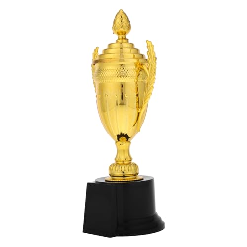 KONTONTY -trophäenpokal Für Kinder, Goldene Trophäe Aus Kunststoff Für Sportwettkämpfe, Belohnungen, Kleine Trophäenauszeichnung, Trophäenbecher, Partygeschenke von KONTONTY