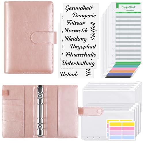KONVINIT Budget Binder,A6 Ringbuch Budget Planner,Budget Organizer,Budget Planer mit Geldumschläge und 12 Budgetbogen für Budgetierung,Geschenke für Frauen,Mutter,Kinder KONVINIT Budget Binder,A6 Ringbuch Budget Planner,Budget Organizer,Budget Planer mit Geldumschläge und 12 Budgetbogen für Budgetierung,Geschenke für Frauen,Mutter,Kinder von KONVINIT