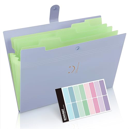 KONVINIT Dokumentenmappe A4,Fächermappe mit 4 Fächer Document Organizer Organisationsmappe mit Schnalle Organizer Mappe für Büro Hause Schule Folder Organizer,violett KONVINIT Dokumentenmappe A4,Fächermappe mit 4 Fächer Document Organizer Organisationsmappe mit Schnalle Organizer Mappe für Büro Hause Schule Folder Organizer,violett von KONVINIT